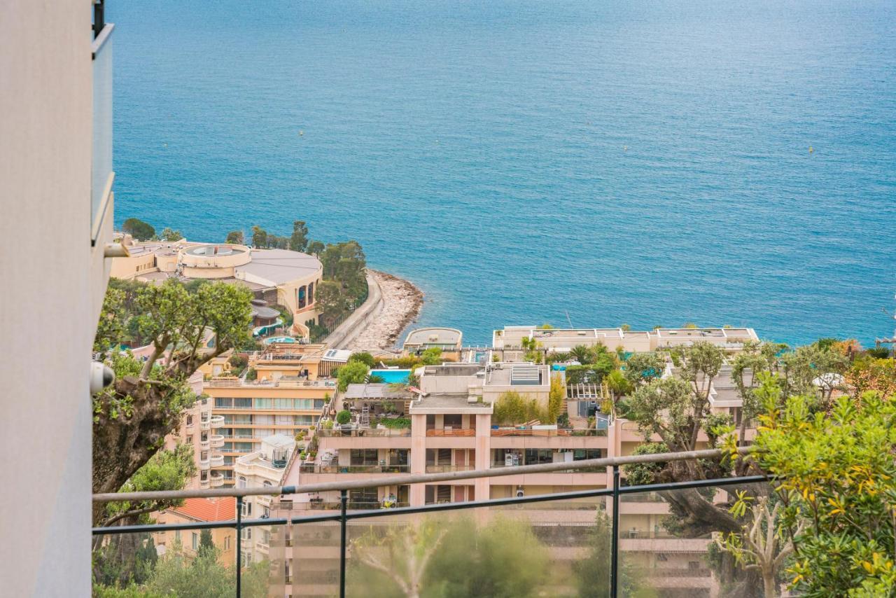 Apartament Frontiere Monaco, Terrasse Vue Mer, Tour Odeon - Ap Beausoleil Zewnętrze zdjęcie